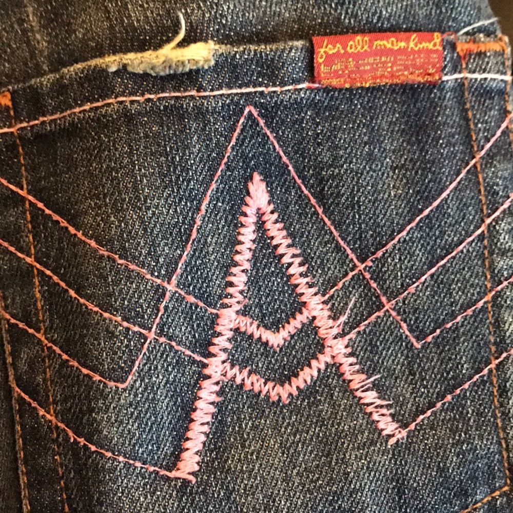 7 for all mankind premium denim jeans size 26 - Picture 5 of 5